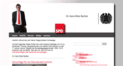 Desktop Screenshot of hans-peter-bartels.de